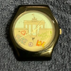 Black Peace and Love Women's Watch